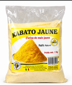 Farine de maïs jaune Kabato 1kg