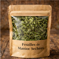 Feuilles de Manioc Séchées – 100 g