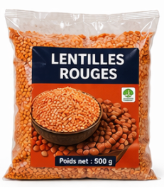 Lentille rouge 500g