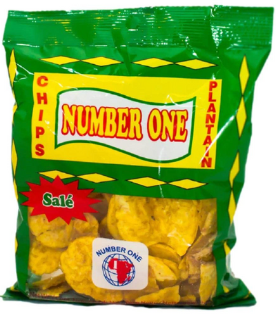 Chips de plantain - Number One Non Sucré