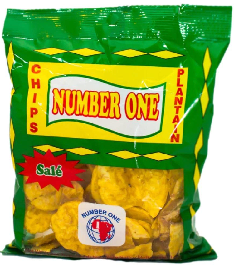 Chips de plantain - Number One Non Sucré