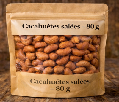 Cacahuètes salées - 80 g