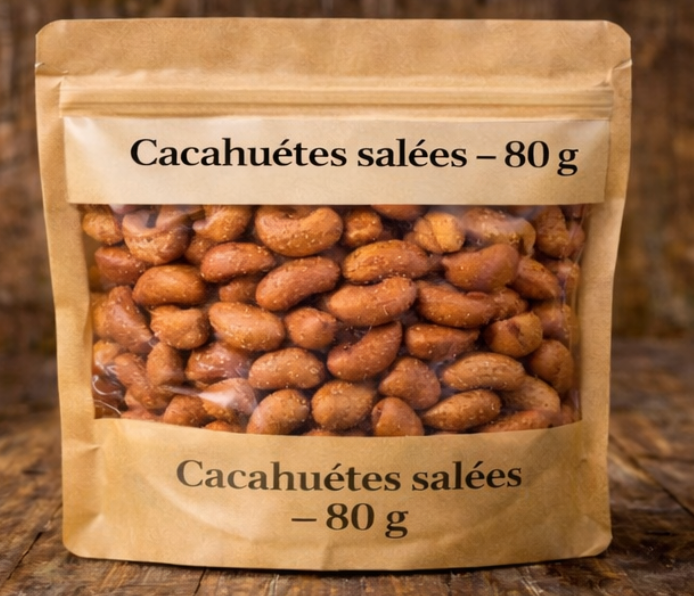 Cacahuètes salées - 80 g